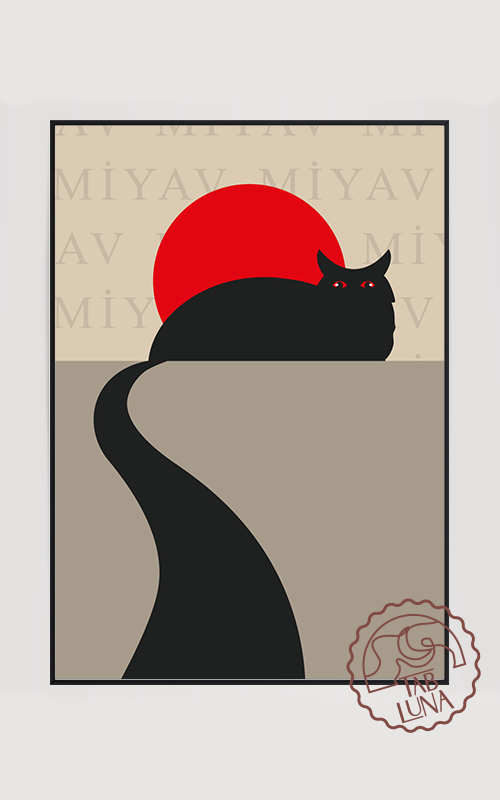 Miyav Siyah Kedi Poster