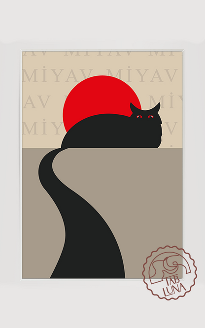 Miyav Siyah Kedi Poster