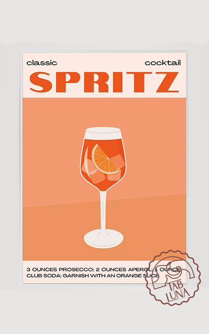 Narenciye Işıltısı: Spritz Poster