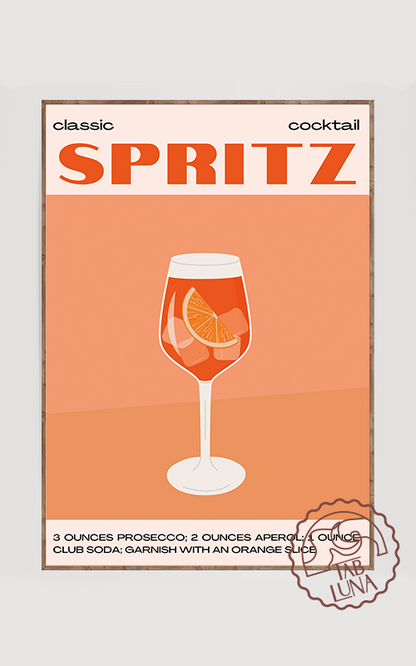 Narenciye Işıltısı: Spritz Poster