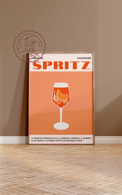 Narenciye Işıltısı: Spritz Poster