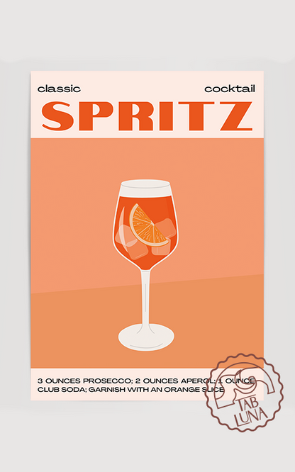 Narenciye Işıltısı: Spritz Poster