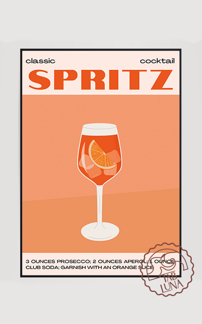 Narenciye Işıltısı: Spritz Poster