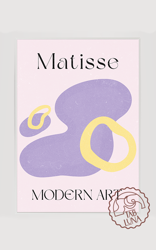 Matisse'in Minimalist Renk Halkaları Poster