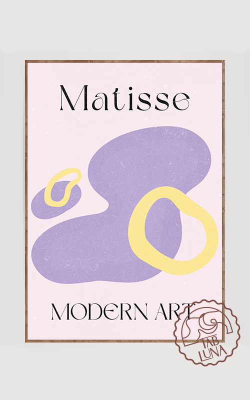 Matisse'in Minimalist Renk Halkaları Poster