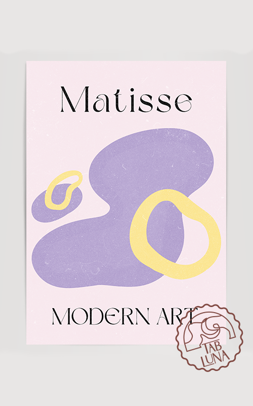 Matisse'in Minimalist Renk Halkaları Poster