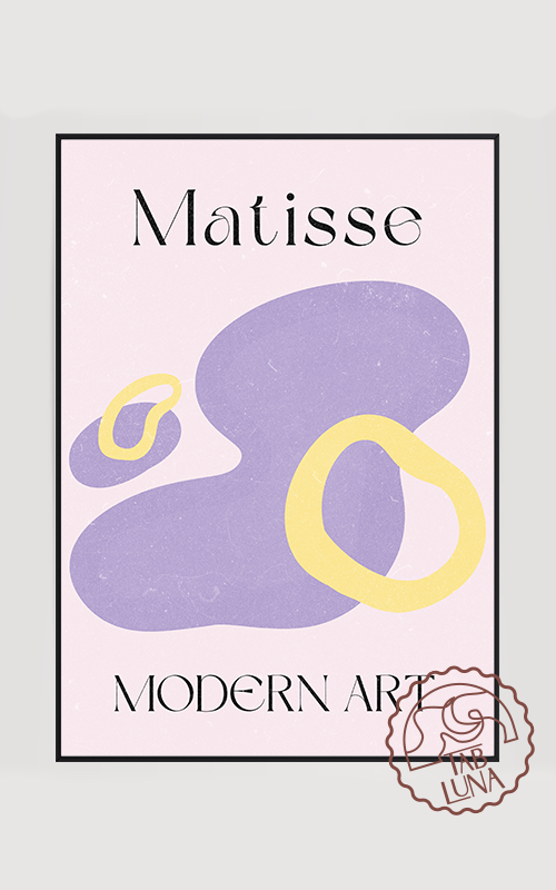 Matisse'in Minimalist Renk Halkaları Poster