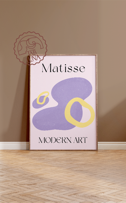 Matisse'in Minimalist Renk Halkaları Poster