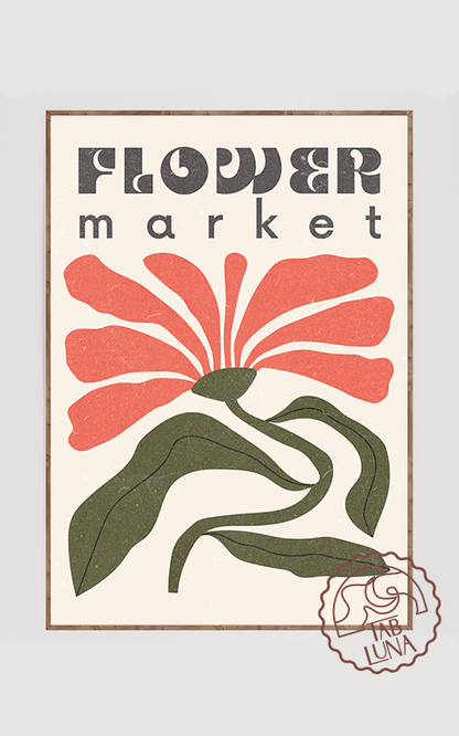 Flower Market Doğanın Ritmi Poster