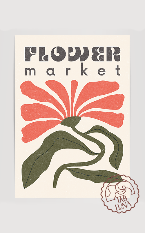 Flower Market Doğanın Ritmi Poster