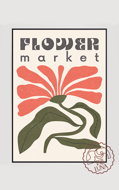 Flower Market Doğanın Ritmi Poster