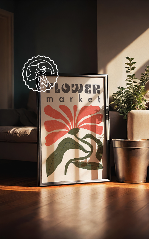 Flower Market Doğanın Ritmi Poster