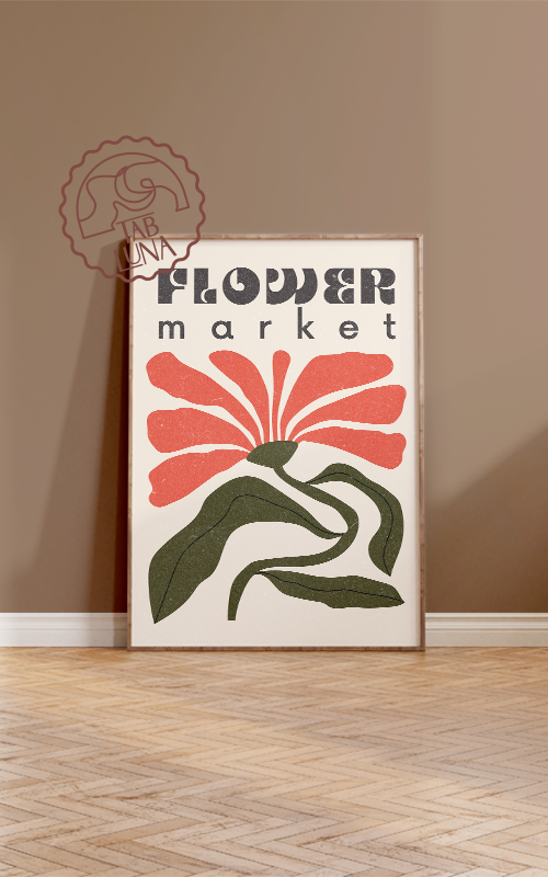 Flower Market Doğanın Ritmi Poster