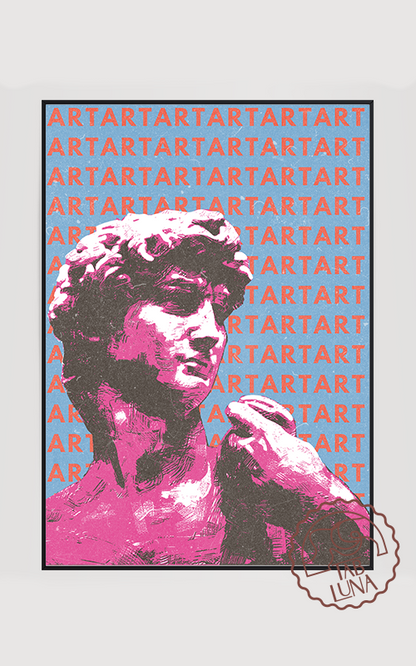 David’in Pop Art Yansıması Poster