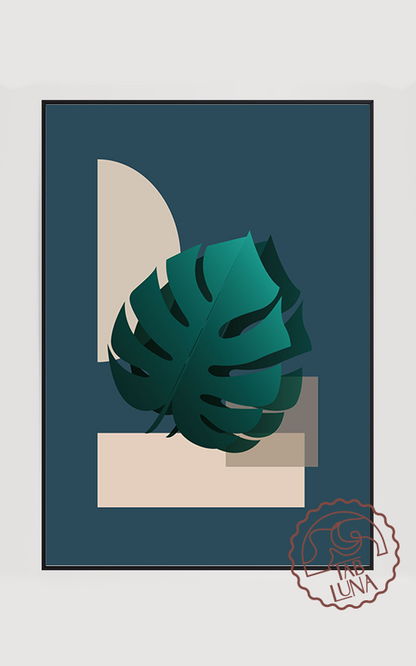 Minimalist Flower No:3 Poster