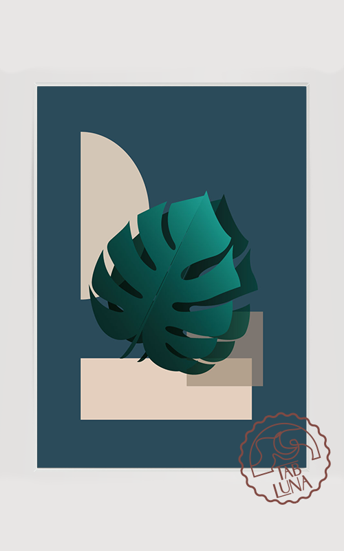 Minimalist Flower No:3 Poster