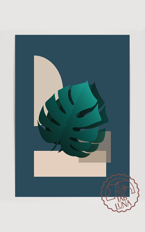 Minimalist Flower No:3 Poster