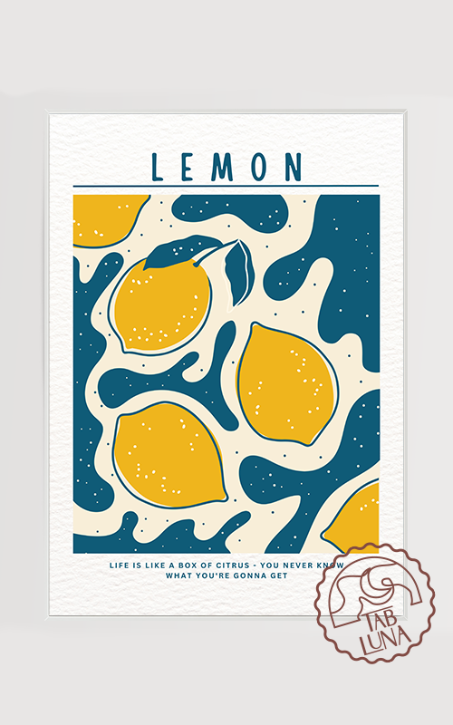 Limon Deseni Poster