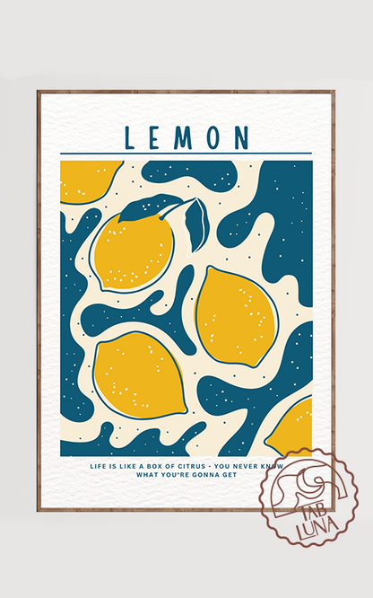 Limon Deseni Poster