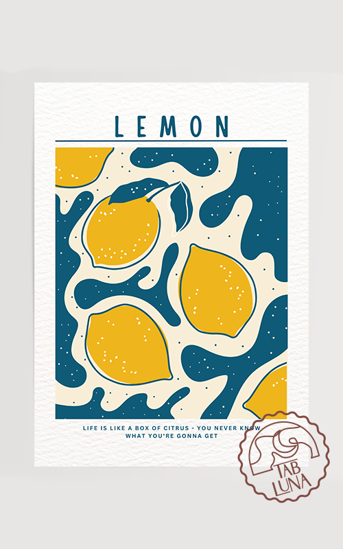 Limon Deseni Poster