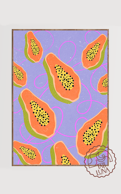 Papaya Deseni Poster