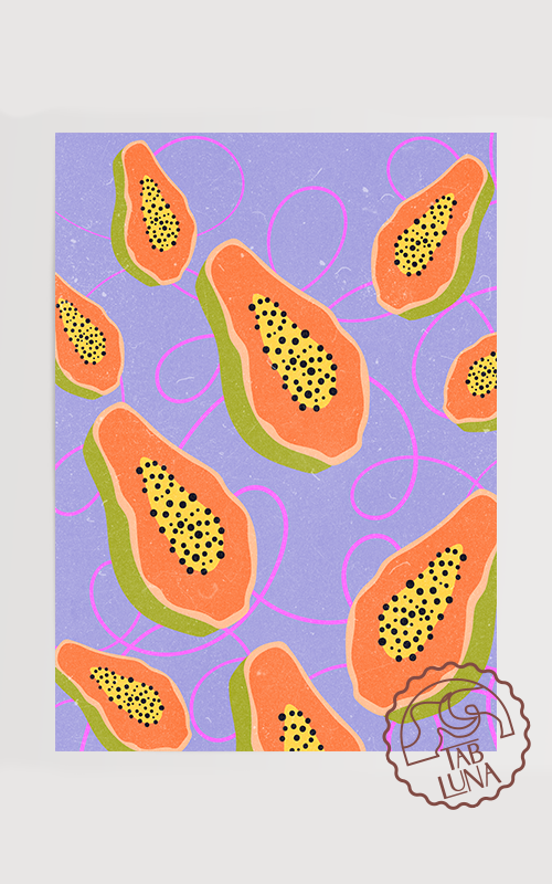 Papaya Deseni Poster