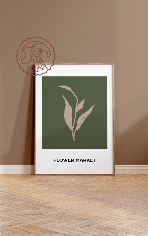 Bohem Flower No:7 Poster